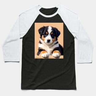 Burnese Mountain Puppy 05 Baseball T-Shirt